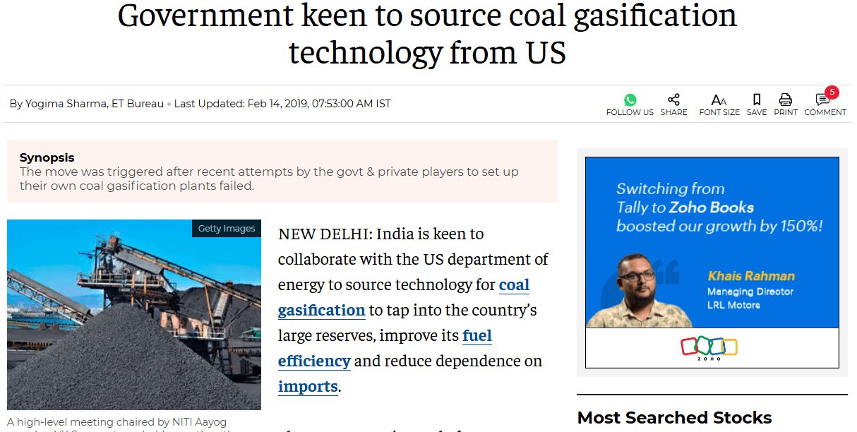 Economic Times Coverage