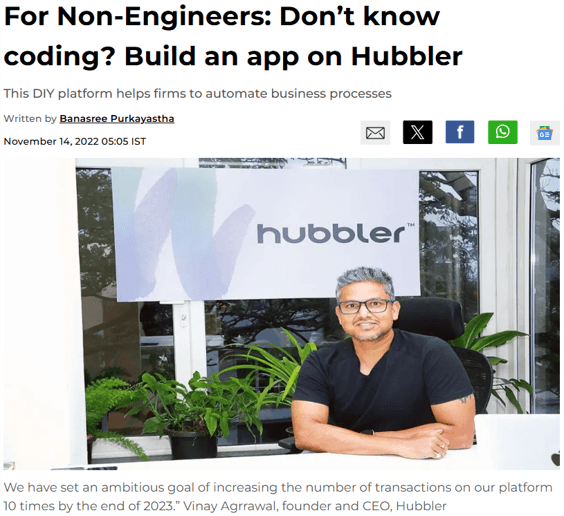 Hubbler in news